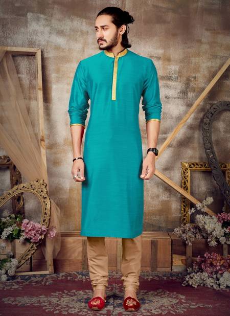 Sea Green Colour MANGALAM Latest Designer Function Wear Traditional Dupian Silk Kurta Churidar Pajama Redymade Collection MM-3